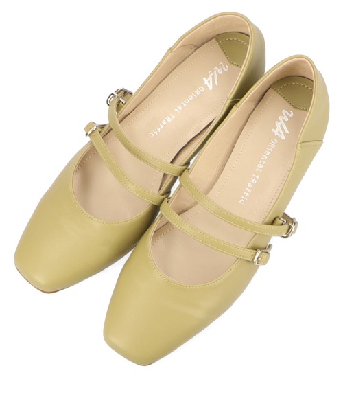 WA ORiental TRaffic（ダブルエーオリエンタルトラフィック）の「ダブルストラップバブーシュパンプス/12310（パンプス・レディース・ブラック/ベージュ/グリーン・40/38/39/41/42/35/36/37/34）」の12枚目の写真