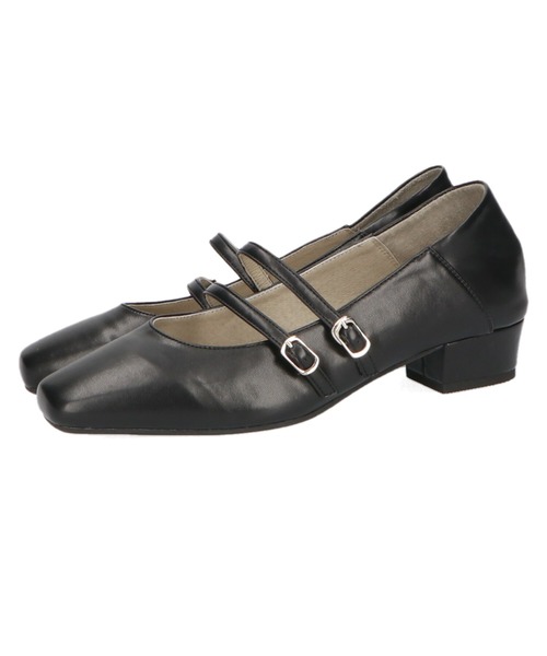 WA ORiental TRaffic（ダブルエーオリエンタルトラフィック）の「ダブルストラップバブーシュパンプス/12310（パンプス・レディース・ブラック/ベージュ/グリーン・40/38/39/41/42/35/36/37/34）」の6枚目の写真