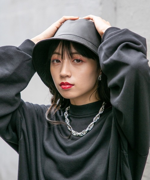 HARE(ハレ)の「リバーシブルバケットハット(HARE)(ハット・レディース・ブラック/ブラック系その他・FREE)」の11枚目の写真