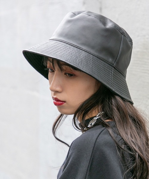 HARE(ハレ)の「リバーシブルバケットハット(HARE)(ハット・レディース・ブラック/ブラック系その他・FREE)」の8枚目の写真