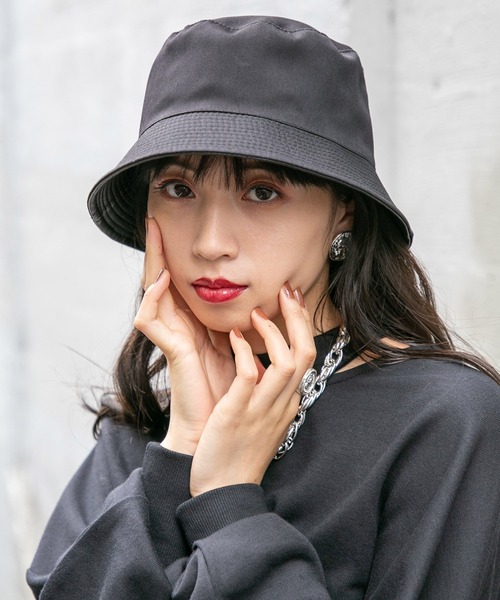 HARE(ハレ)の「リバーシブルバケットハット(HARE)(ハット・レディース・ブラック/ブラック系その他・FREE)」の3枚目の写真