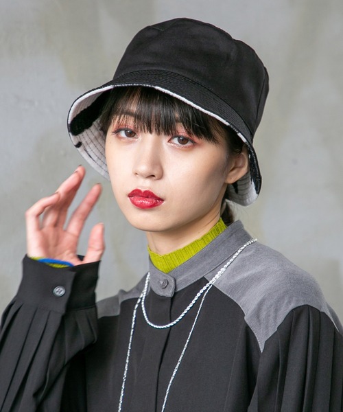 HARE(ハレ)の「リバーシブルバケットハット(HARE)(ハット・レディース・ブラック/ブラック系その他・FREE)」の17枚目の写真