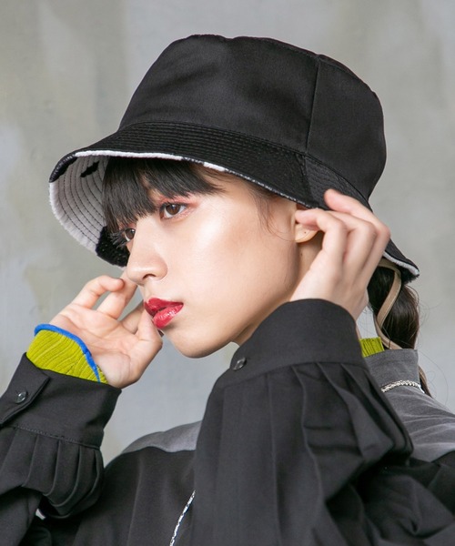 HARE(ハレ)の「リバーシブルバケットハット(HARE)(ハット・レディース・ブラック/ブラック系その他・FREE)」の12枚目の写真