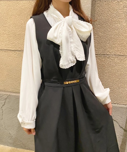 apres jour（アプレジュール）の「アソートタックジャンスカ【ZOZOTOWN限定アイテム】（ジャンパースカート・レディース・ベージュ/ブラウン系その他/モカ/ブラック/ライトベージュ・X-LARGE/フリー）」の18枚目の写真