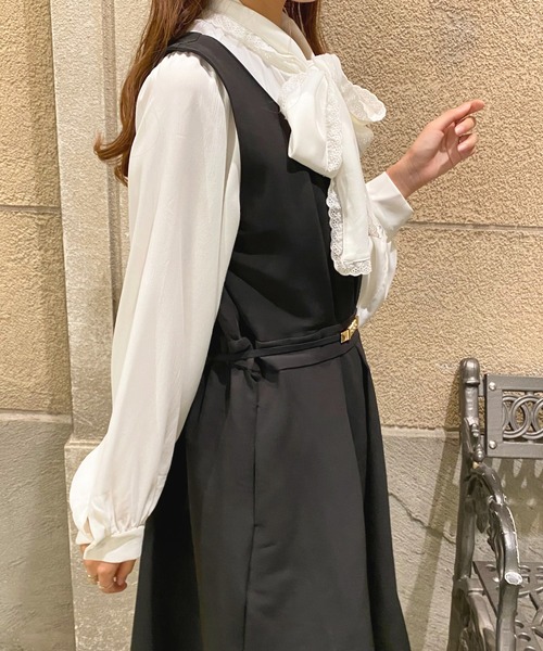 apres jour（アプレジュール）の「アソートタックジャンスカ【ZOZOTOWN限定アイテム】（ジャンパースカート・レディース・ベージュ/ブラウン系その他/モカ/ブラック/ライトベージュ・X-LARGE/フリー）」の19枚目の写真