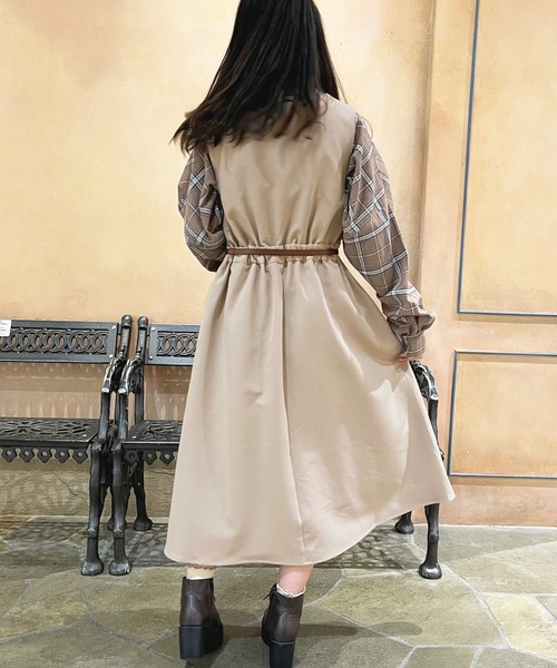 apres jour（アプレジュール）の「アソートタックジャンスカ【ZOZOTOWN限定アイテム】（ジャンパースカート・レディース・ベージュ/ブラウン系その他/モカ/ブラック/ライトベージュ・X-LARGE/フリー）」の12枚目の写真