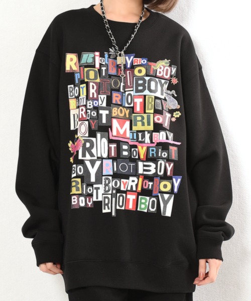 MILKBOY(ミルクボーイ)の「RIOT BOY TOPS(スウェット・レディース・A/B/C・L/XL)」の8枚目の写真