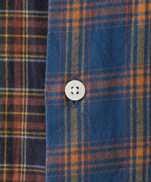 JOINT WORKS(ジョイントワークス)の「JW-CHECK NEL BAND COLLAR シャツ(シャツ/ブラウス・メンズ・グレー/グリーン・MEDIUM/LARGE)」の17枚目の写真