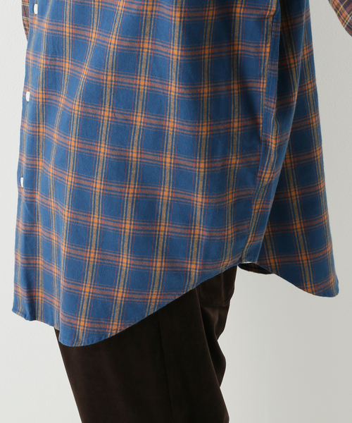 JOINT WORKS(ジョイントワークス)の「JW-CHECK NEL BAND COLLAR シャツ(シャツ/ブラウス・メンズ・グレー/グリーン・MEDIUM/LARGE)」の18枚目の写真