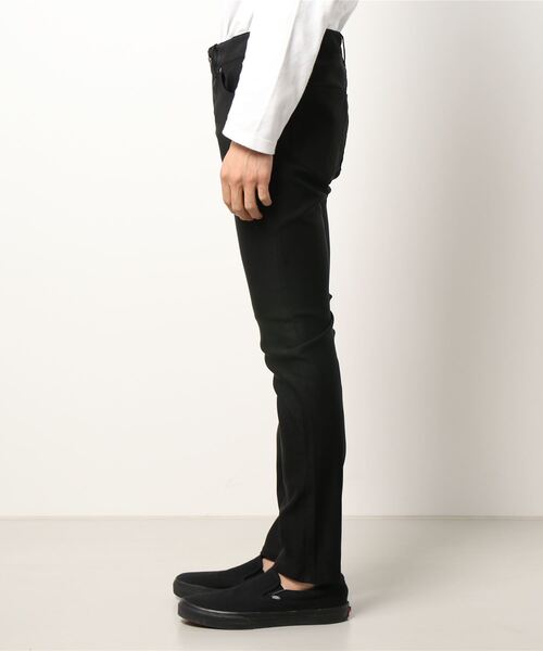 semantic design（セマンティックデザイン）の「セマンティックデザイン/semantic design リサイクルポリエステル ストレッチ スキニーパンツ（その他パンツ・メンズ・ブラック・X-LARGE/S/MEDIUM/LARGE）」の2枚目の写真