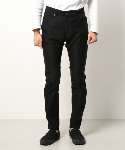 semantic design（セマンティックデザイン）の「セマンティックデザイン/semantic design リサイクルポリエステル ストレッチ スキニーパンツ（その他パンツ・メンズ・ブラック・X-LARGE/S/MEDIUM/LARGE）」の7枚目の写真