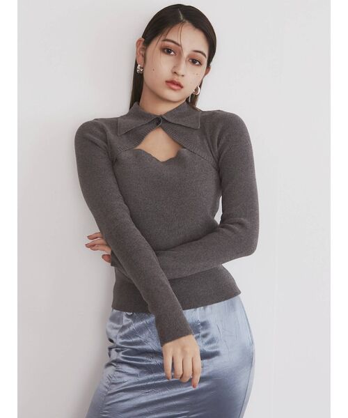 CALNAMUR(カルナムール)の「サテンマーメイドスカート(スカート・レディース・カーキ/ブルー・FREE)」の16枚目の写真