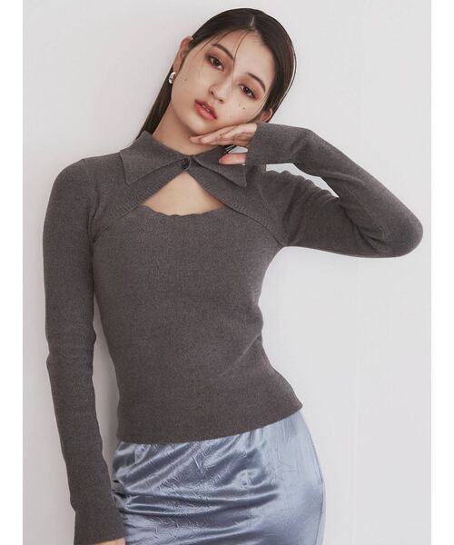 CALNAMUR(カルナムール)の「サテンマーメイドスカート(スカート・レディース・カーキ/ブルー・FREE)」の15枚目の写真