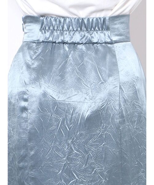 CALNAMUR(カルナムール)の「サテンマーメイドスカート(スカート・レディース・カーキ/ブルー・FREE)」の11枚目の写真