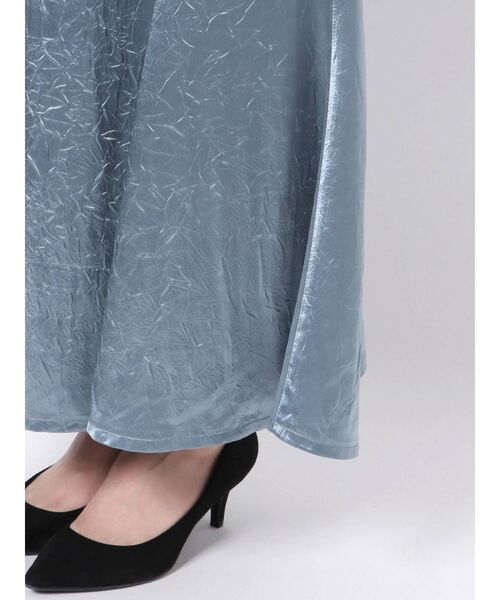 CALNAMUR(カルナムール)の「サテンマーメイドスカート(スカート・レディース・カーキ/ブルー・FREE)」の14枚目の写真