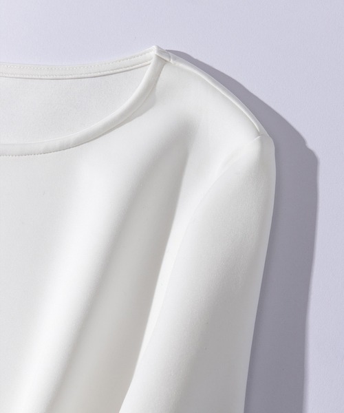 SAISON DE PAPILLON(セゾンドパピヨン)の「ペプラムシルエットカットソー(Tシャツ/カットソー・レディース・ブラック/ホワイト・M/L)」の22枚目の写真