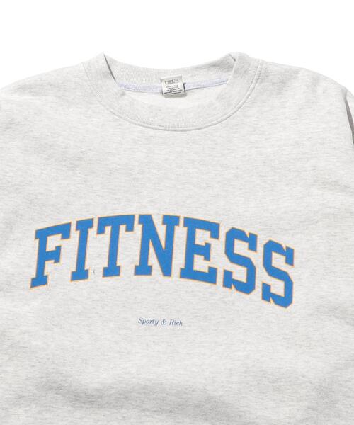 SPORTY&RICH(スポーティアンドリッチ)の「<SPORTY&RICH> FITNESS IVY SWT CN/スウェット(スウェット・メンズ・ライトグレー・M/L)」の3枚目の写真