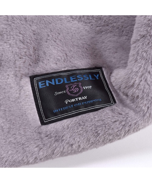 ZIDDY（ジディ）の「ZIDDY/ワンポイント柄ファースヌード（ストール/ショール・キッズ・パープル/ピンク/グレー系その他/ブラック系その他・ONESIZE）」の12枚目の写真