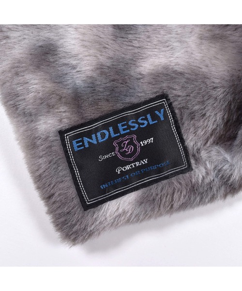 ZIDDY（ジディ）の「ZIDDY/ワンポイント柄ファースヌード（ストール/ショール・キッズ・パープル/ピンク/グレー系その他/ブラック系その他・ONESIZE）」の15枚目の写真