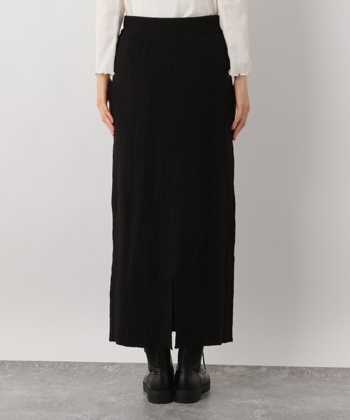 GLOBAL WORK（グローバルワーク）の「ランダムリブニットスカート/229707（スカート・レディース・ブラック/ブラウン・FREE）」の4枚目の写真