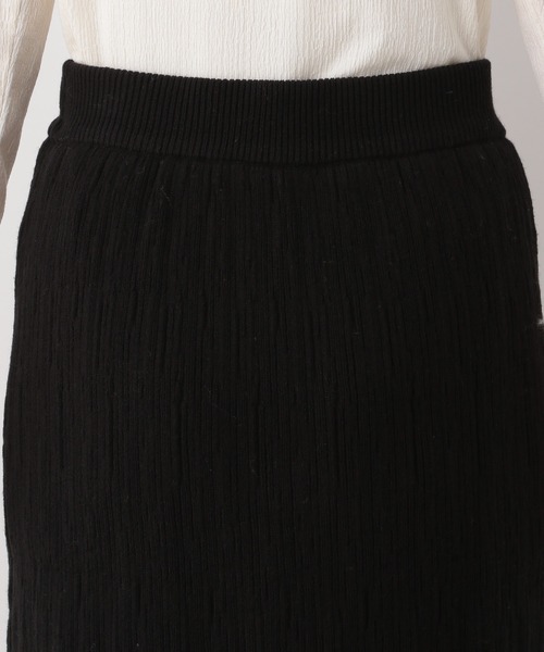 GLOBAL WORK（グローバルワーク）の「ランダムリブニットスカート/229707（スカート・レディース・ブラック/ブラウン・FREE）」の3枚目の写真