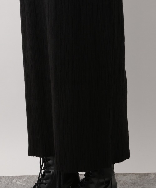 GLOBAL WORK（グローバルワーク）の「ランダムリブニットスカート/229707（スカート・レディース・ブラック/ブラウン・FREE）」の5枚目の写真