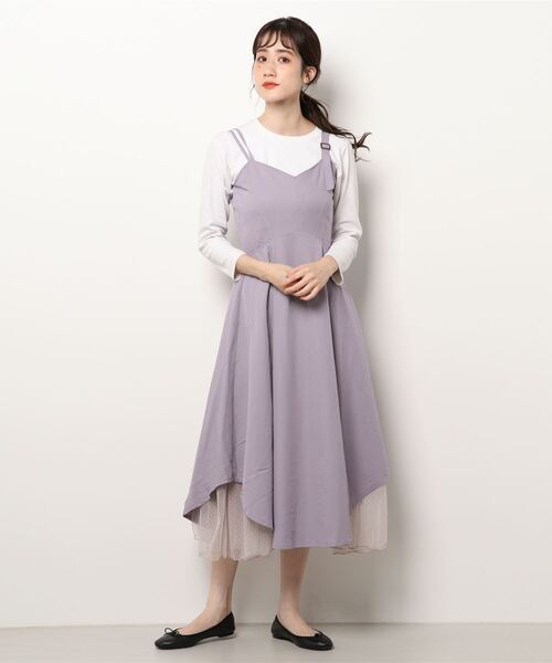 イレヘムロングｏｐ ワンピース Axes Femme Poetique アクシーズファムポエティック のファッション通販 Zozotown