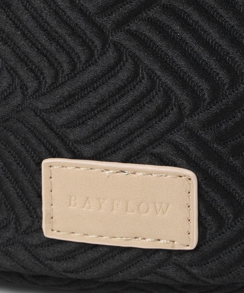 BAYFLOW(ベイフロー)の「サテンジャガードキンチャク(ショルダーバッグ・レディース・ブラック/ミント/アイボリー・FREE)」の17枚目の写真