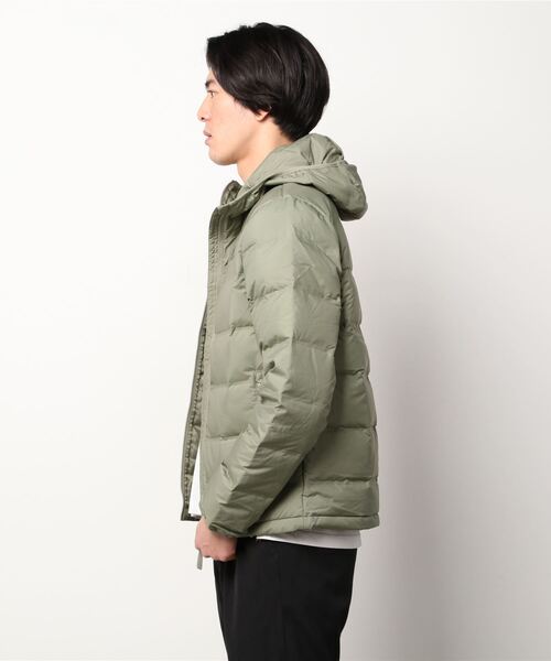 adidas（アディダス）の「Helionic フード付きダウンジャケット / アディダス（ダウンジャケット/コート・メンズ・ネイビー/カーキ・SMALL/MEDIUM/LARGE/X-LARGE/X-SMALL/XX-LARGE/XXX-LARGE）」の3枚目の写真