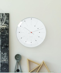 ARNE JACOBSEN(�A���l���R�u�Z��)��ARNE JACOBSEN BANKERS WALL CLOCK �A���l ���R�u�Z�� �o���J�[�Y 290mm �|�����v(�|�����v)