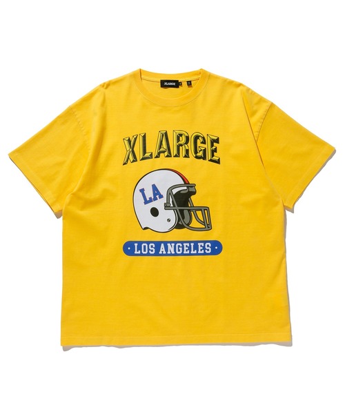 XLARGE（エクストララージ）の「PIGMENT FOOTBALL S/S TEE XLARGE（Tシャツ/カットソー・メンズ・ホワイト/ブラック/イエロー・S/M/L/XL）」の6枚目の写真