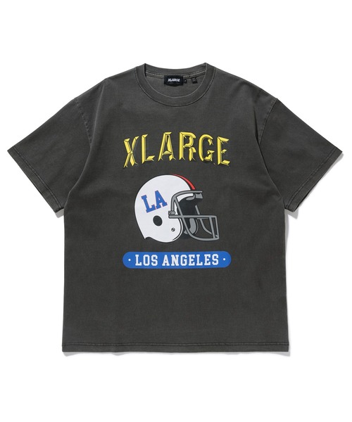 XLARGE（エクストララージ）の「PIGMENT FOOTBALL S/S TEE XLARGE（Tシャツ/カットソー・メンズ・ホワイト/ブラック/イエロー・S/M/L/XL）」の14枚目の写真