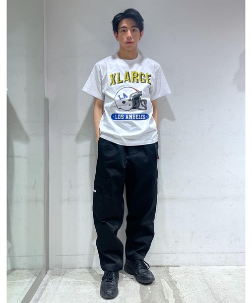 XLARGE（エクストララージ）の「PIGMENT FOOTBALL S/S TEE XLARGE（Tシャツ/カットソー・メンズ・ホワイト/ブラック/イエロー・S/M/L/XL）」の20枚目の写真