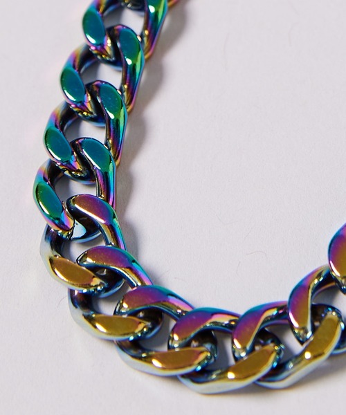 AIVER（アイバー）の「AIVER　オーロラコーティング1/2チェーンネックレス（ネックレス・メンズ・その他・FREE）」の3枚目の写真