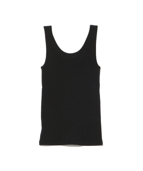 BEAMS LIGHTS（ビームスライツ）の「BEAMS LIGHTS / TRUE  コットン タンクトップ（タンクトップ・レディース・ブラック/ブラウン系その他3/ホワイト・ONE SIZE）」の11枚目の写真