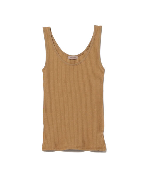 BEAMS LIGHTS（ビームスライツ）の「BEAMS LIGHTS / TRUE  コットン タンクトップ（タンクトップ・レディース・ブラック/ブラウン系その他3/ホワイト・ONE SIZE）」の13枚目の写真