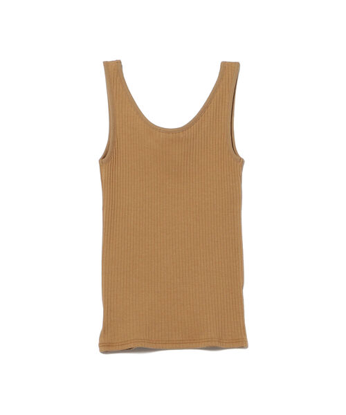 BEAMS LIGHTS（ビームスライツ）の「BEAMS LIGHTS / TRUE  コットン タンクトップ（タンクトップ・レディース・ブラック/ブラウン系その他3/ホワイト・ONE SIZE）」の16枚目の写真