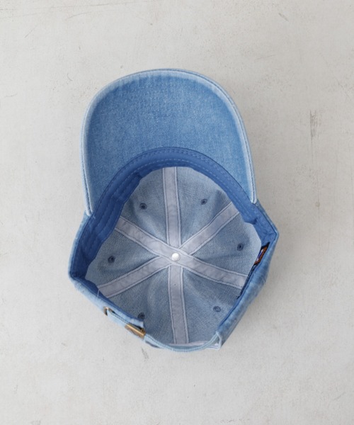 CIAOPANIC TYPY（チャオパニックティピー）の「デニム刺繍キャップ（キャップ・レディース・ブルー/ネイビー・ONE SIZE）」の9枚目の写真