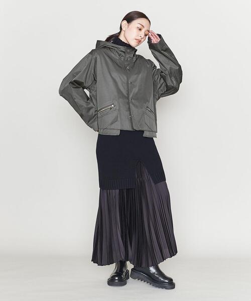 ASTRAET（アストラット）の「＜ASTRAET（アストラット）＞P/C ショート モッズコート†（モッズコート・レディース・ライトピンク/ダークグレー/ホワイト・FREE）」の9枚目の写真