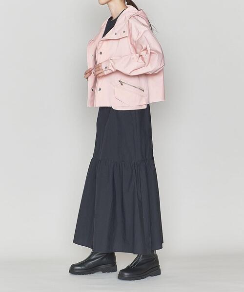 ASTRAET（アストラット）の「＜ASTRAET（アストラット）＞P/C ショート モッズコート†（モッズコート・レディース・ライトピンク/ダークグレー/ホワイト・FREE）」の5枚目の写真