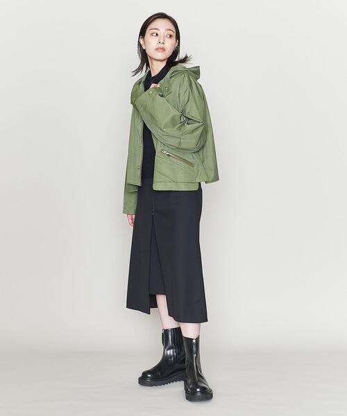 ASTRAET（アストラット）の「＜ASTRAET（アストラット）＞P/C ショート モッズコート†（モッズコート・レディース・ホワイト/ダークグレー/ライトピンク/ベージュ/オリーブ・FREE）」の21枚目の写真