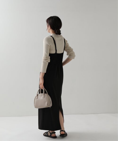 RAY CASSIN（レイカズン）の「衿付きヘンリーニットプルオーバー（ニット/セーター・レディース・ブラウン/ライトカーキ/キナリ・FREE）」の15枚目の写真