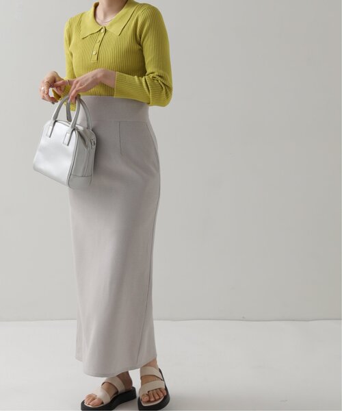 RAY CASSIN（レイカズン）の「衿付きヘンリーニットプルオーバー（ニット/セーター・レディース・ブラウン/ライトカーキ/キナリ・FREE）」の21枚目の写真