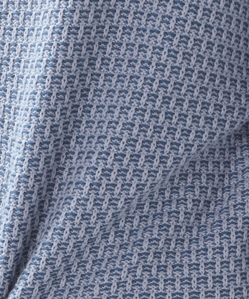 RAGEBLUE（レイジブルー）の「総柄ビッグニットカーディガン/264628（カーディガン/ボレロ・メンズ・ベージュ/ライトブルー/イエロー・MEDIUM/LARGE）」の10枚目の写真