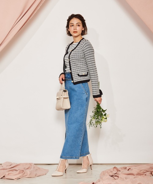 NOELA(ノエラ)の「デザインベルトタイトデニムスカート(デニムスカート・レディース・ダークインディゴブルー/インディゴブルー/オフホワイト・M/S)」の20枚目の写真