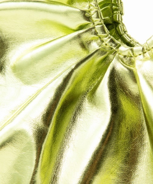 CONTROL FREAK / CTFK(コントロールフリーク)の「CONTROL FREAK(コントロールフリーク)メタリックフリルハンドルトート(ハンドバッグ・レディース・シルバー/グリーン/その他・FREE)」の13枚目の写真