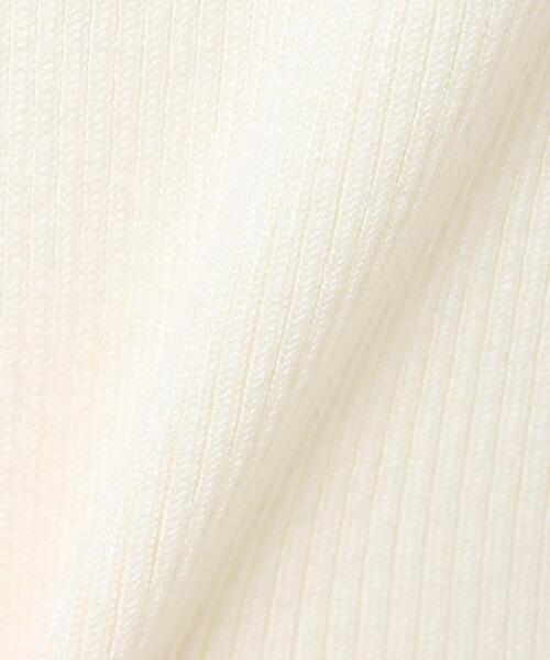 INGNI（イング）の「ハーフジップハイネックニット（ニット/セーター・レディース・ブラック/ベージュ/アイボリー・M）」の7枚目の写真