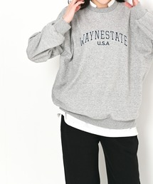 WAYNESTATEプリントやわらかスウェット