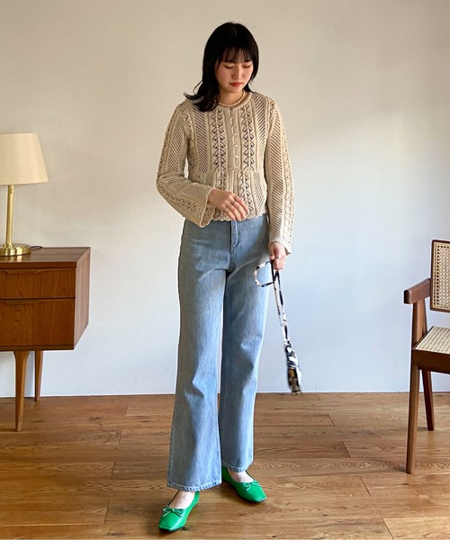 EPIMI E'PIMMY（エピミエピミー）の「スクエアバレエシューズ（バレエシューズ・レディース・ホワイト/ブラック/シルバー/グリーン・MEDIUM/LARGE）」の15枚目の写真