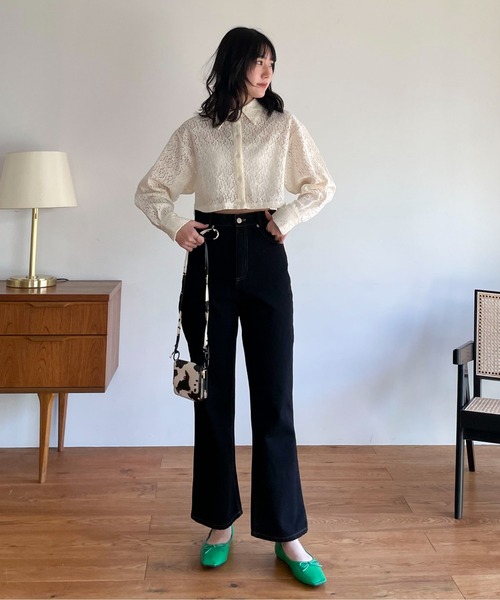 EPIMI E'PIMMY（エピミエピミー）の「スクエアバレエシューズ（バレエシューズ・レディース・ホワイト/ブラック/シルバー/グリーン・MEDIUM/LARGE）」の14枚目の写真